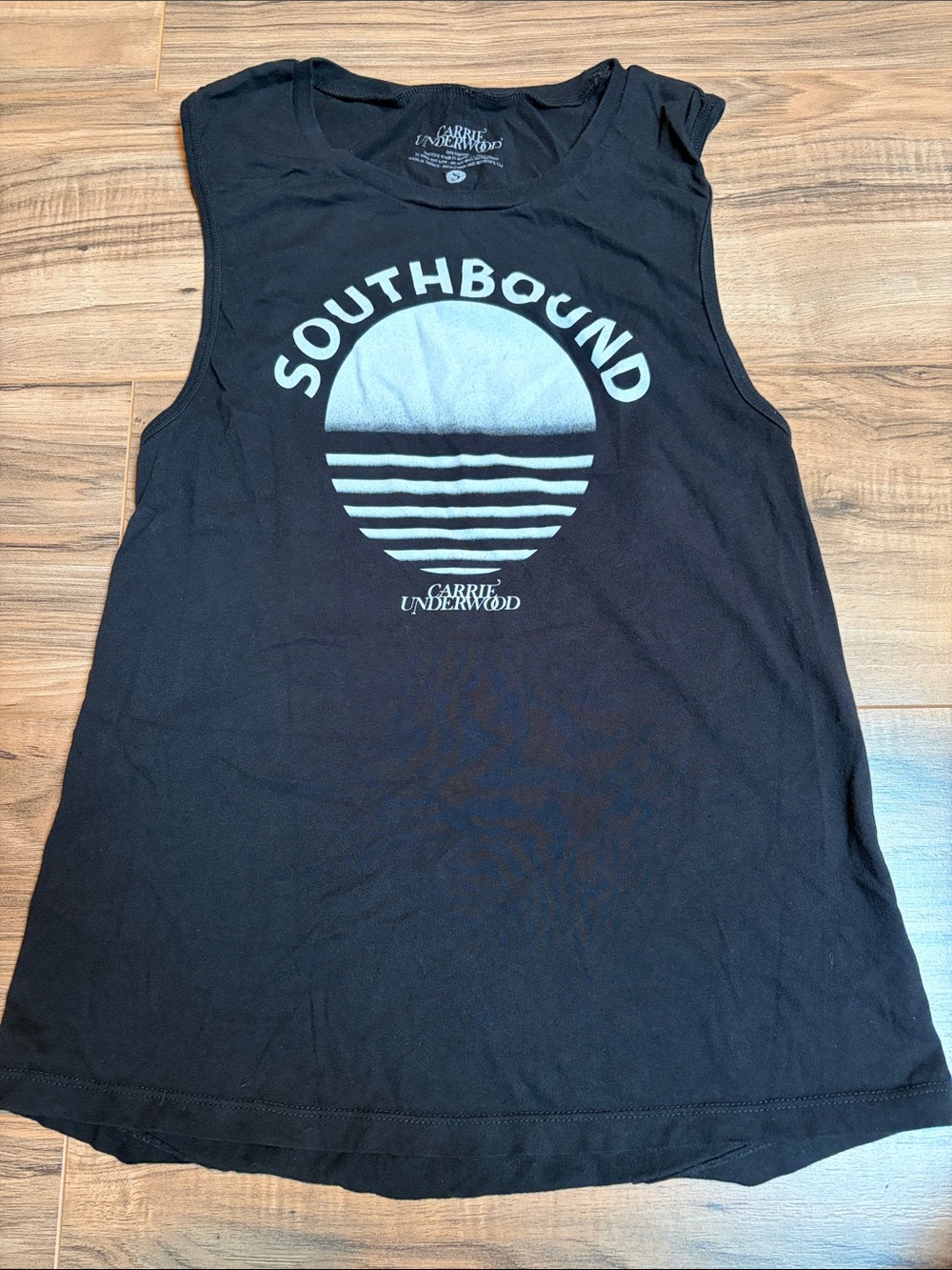 Carrie Underwood “Southbound" Black Graphic Muscle Tank